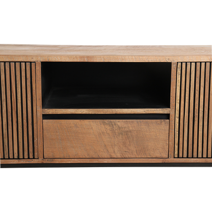 Rhythm teak TV cabinet - 140x45x55 cm