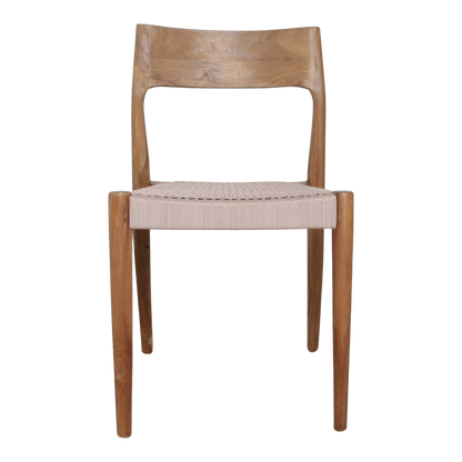 Freya Garden chair Natural - Dark teak
