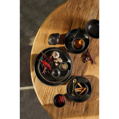 The Burned Classic Plate - Black - L