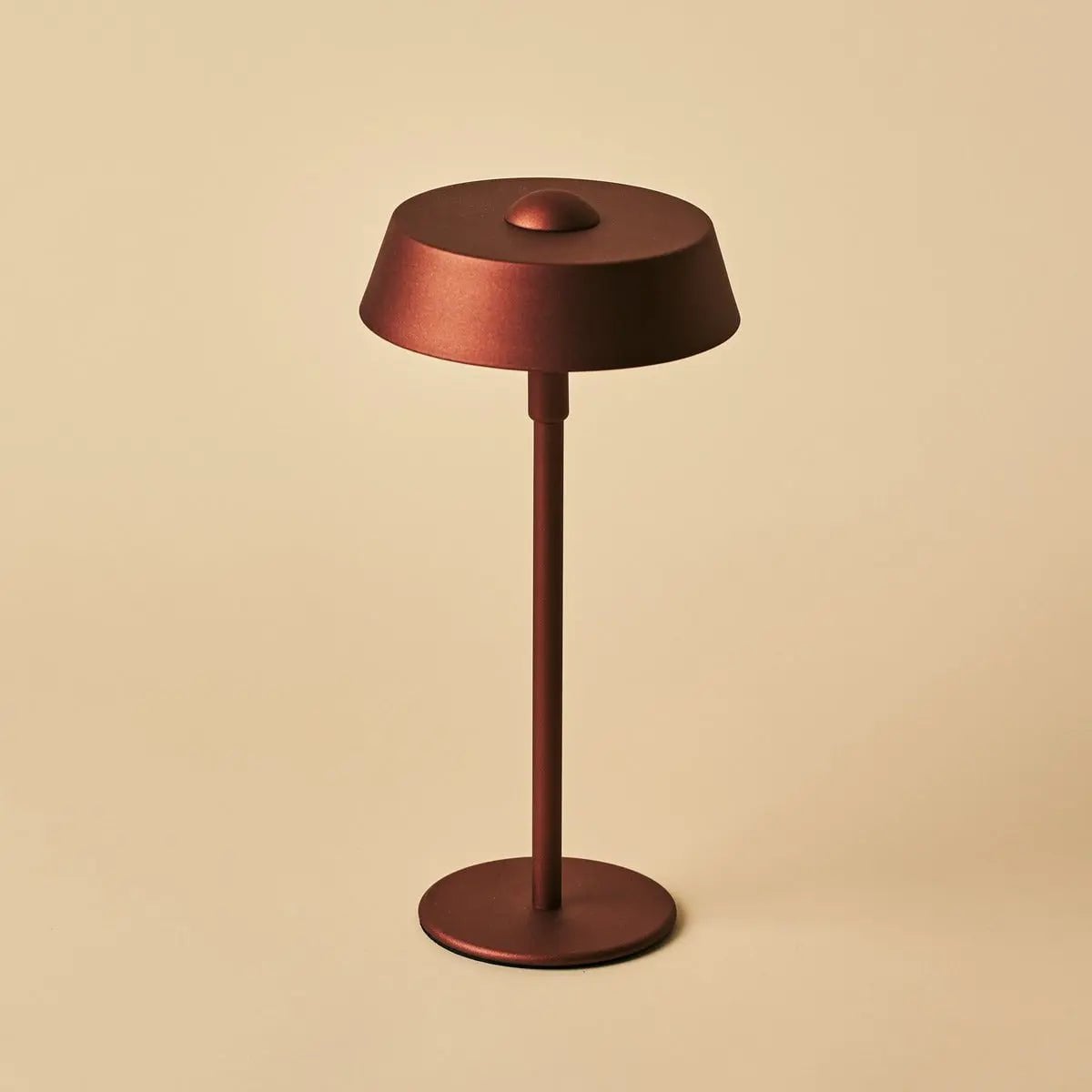 Bronze USB Rechargeable Table Lamp – Minimalist Dimmable Bedside Light