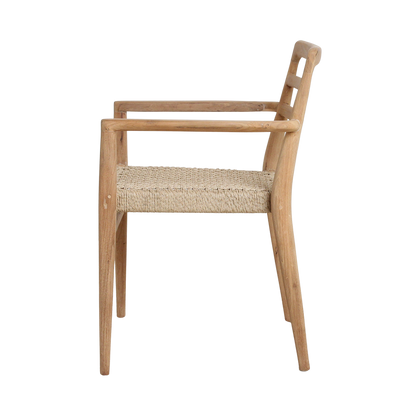 Verano garden chair with armrest