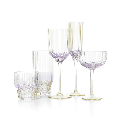 The Pink Blush Wine Glass - Pink