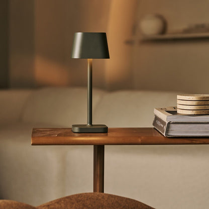 Ava Olive Green Rechargeable Table Lamp | Stylish, Cordless & Dimmable