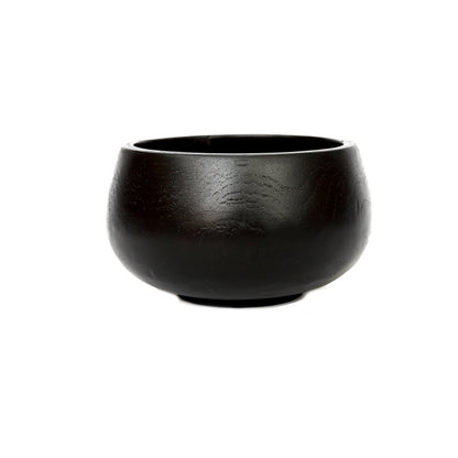 Teak Wood Bowl - Black Decorative Bowl for Home Decor & Jewelry
