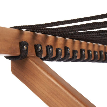 Natural Wood Luggage Rack – Foldable Guest Room Organizer, Large