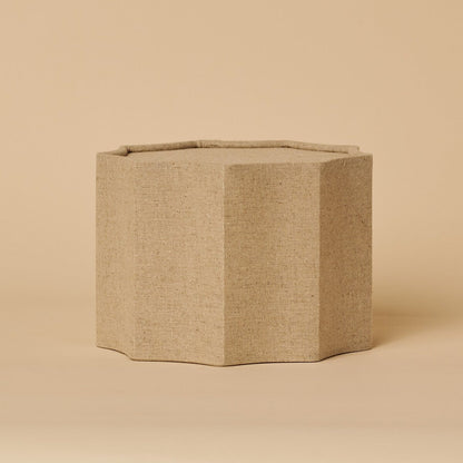 Channa Light Brown Rechargeable Table Lamp | Linen Blend, Stylish & Functional