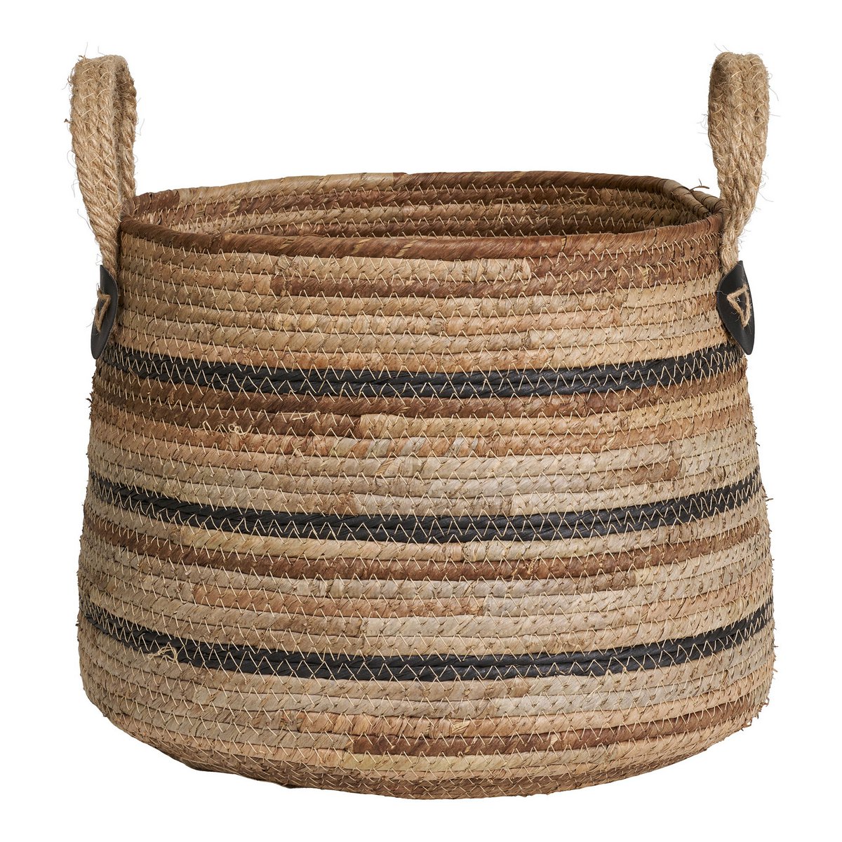Banana Leaf Storage Baskets - Natural Fiber Erba Baskets, Set of 2