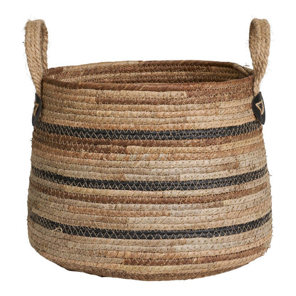 Banana Leaf Storage Baskets - Natural Fiber Erba Baskets, Set of 2