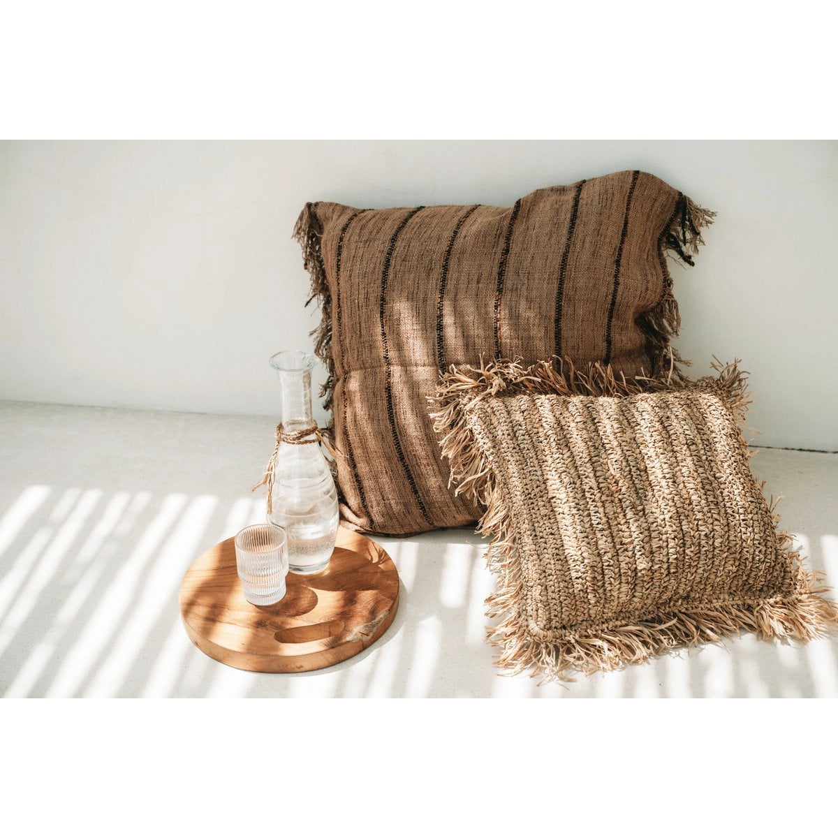 Teak Root Serving Tray - Natural Wood, Small Rustic Tray