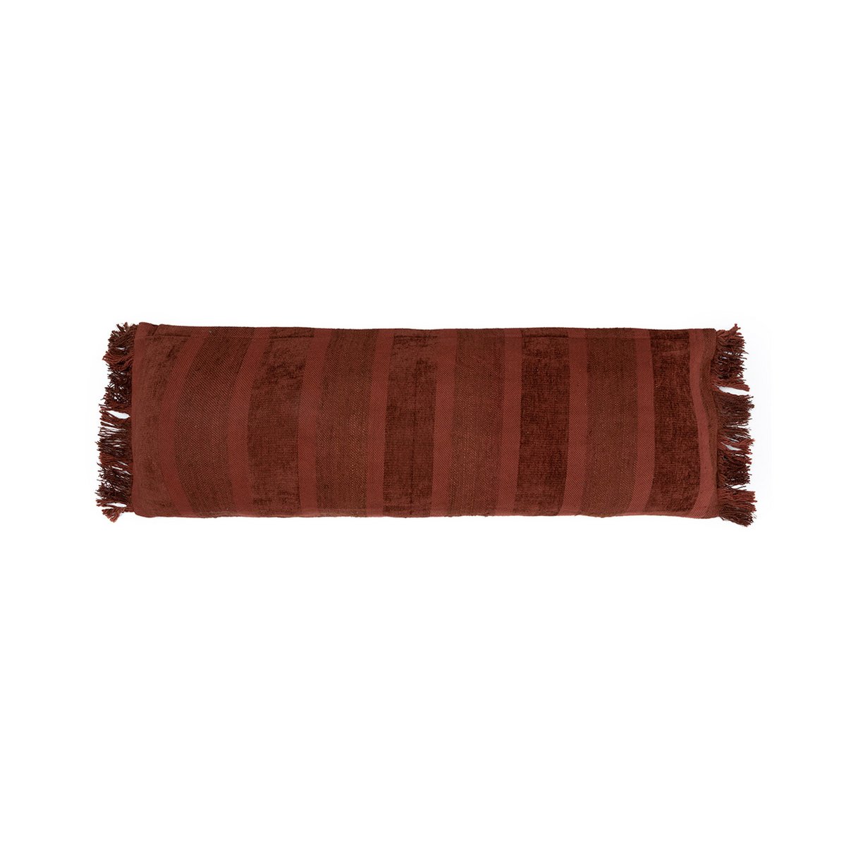 Velvet Cushion Cover - Burgundy Bohemian Style - 35x100