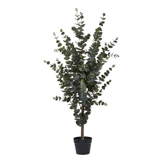 Artificial Eucalyptus Tree – 120cm Realistic Green Faux Plant