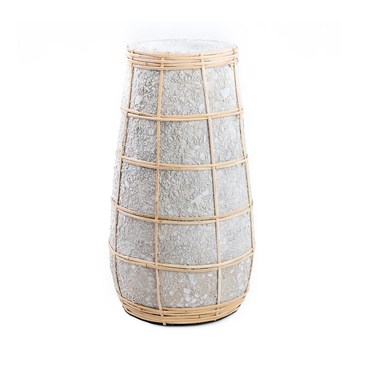 Terracotta Vase - Large Concrete Cutie Vase, Natural Finish