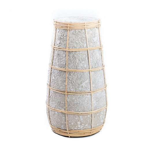 Terracotta Vase - Large Concrete Cutie Vase, Natural Finish