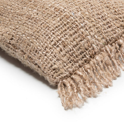 Cotton Beige Cushion Cover - Oh My Gee - Hand-Dyed, 30x50