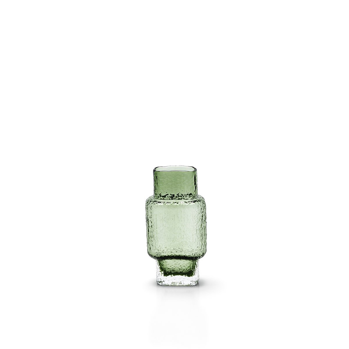 Green Glass Vase - Vintage Style - Medium Size