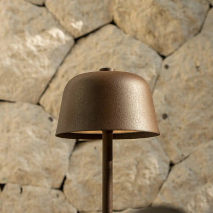 Lámpara de mesa recargable Anton Mocha Brown | Iluminación elegante e inalámbrica