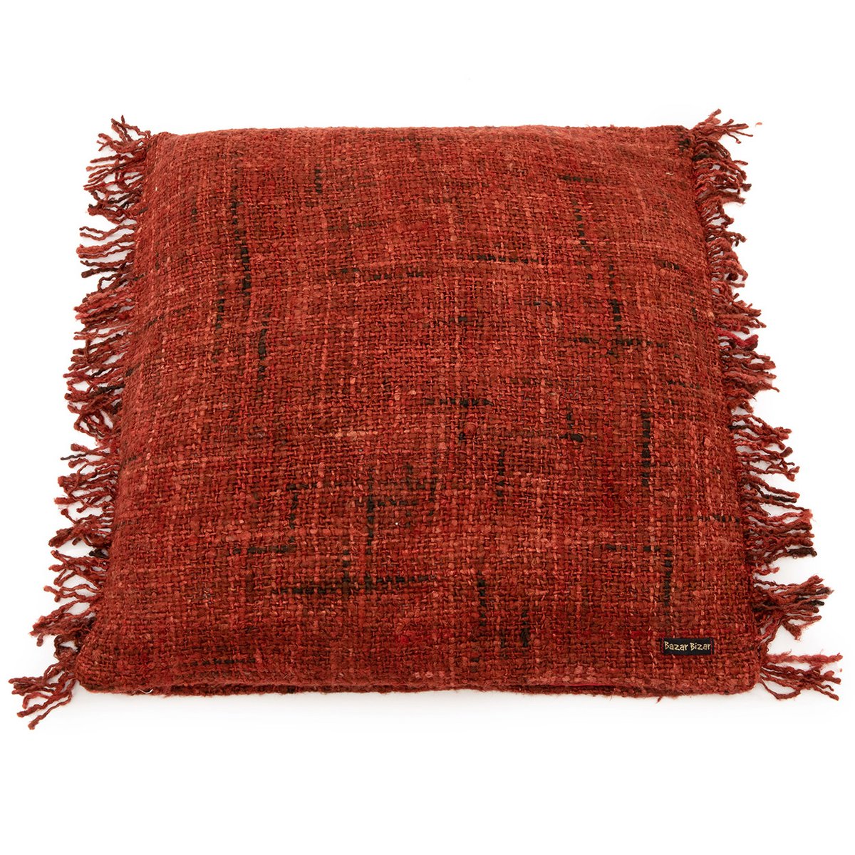 La Funda De Cojín Oh My Gee - Rojo Cereza - 60x60