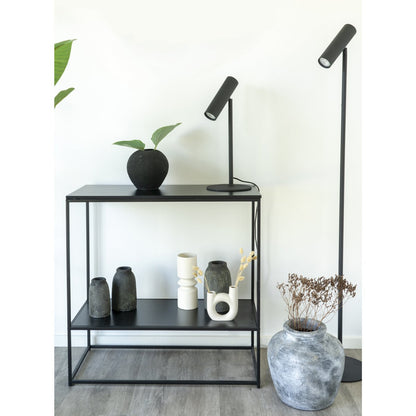 Steel Floor Lamp - Black Adjustable Modern Design, 210cm | Paris