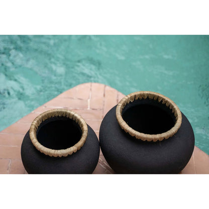 El Jarrón Styly - Negro Natural - L