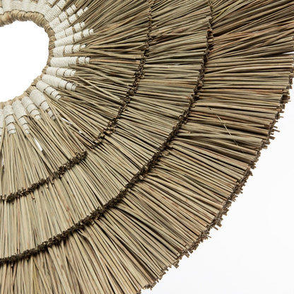 Natural White Wall Decor – Handcrafted Neutral Wall Hanging