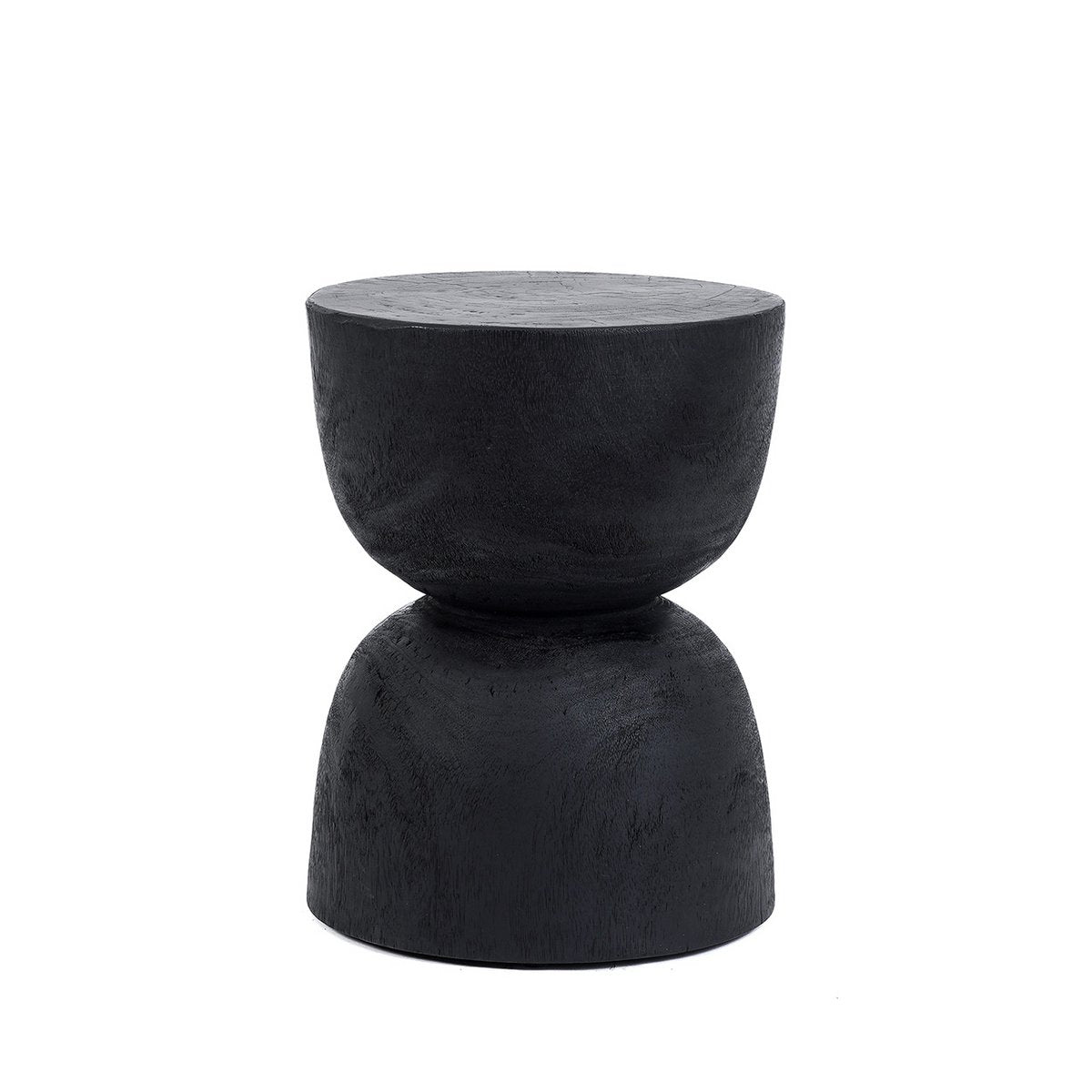 Suar Wood Stool - Black Montreal Accent Stool