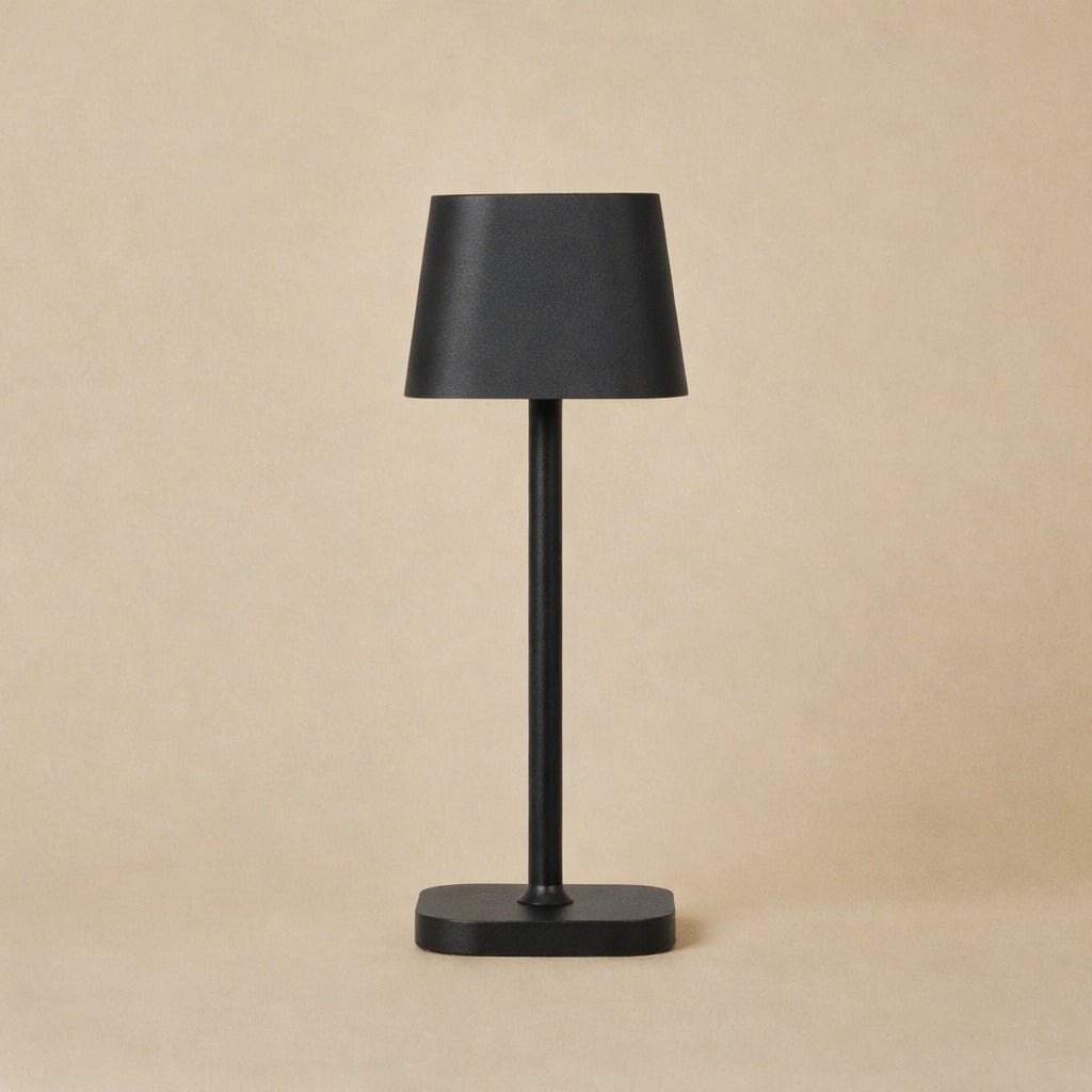 Black Rechargeable Table Lamp Cordless - Ava | Tavellio