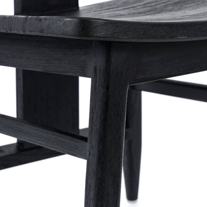 Black Dining Chair - Modern Comfort | Bazar Bizar