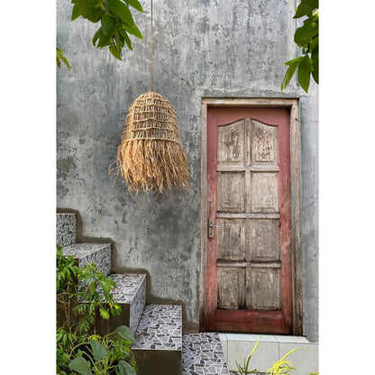 Rattan Pendant Lamp - Natural Woven Casita Design - Large
