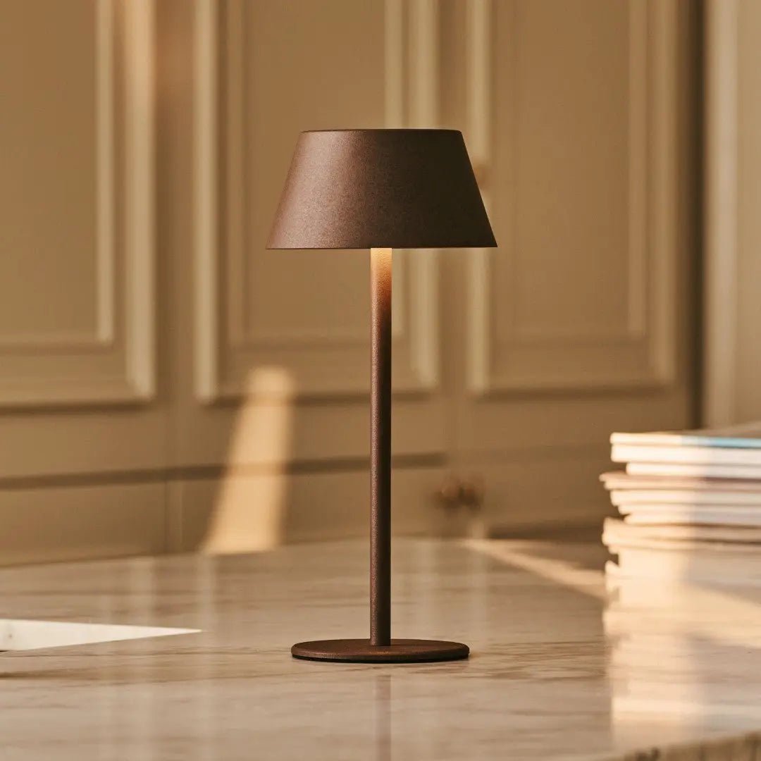 Milou Mocha Brown Table lamp without cable | Modern, Design & 3 Light modes