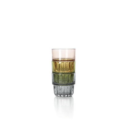 The Faceted Tumbler - Smoky Grey