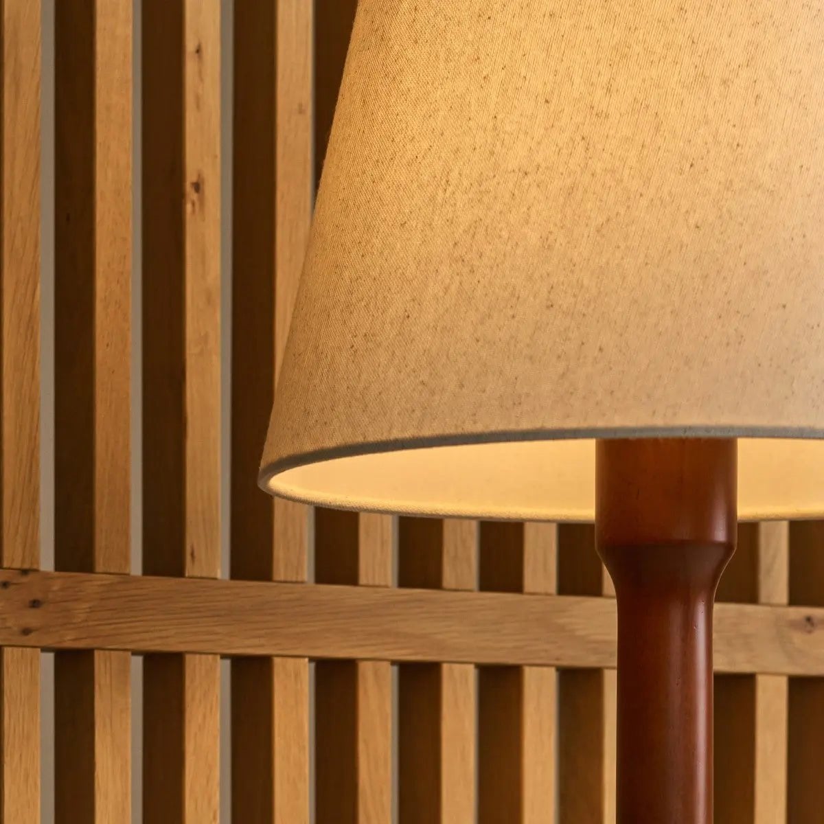 Wooden Table Lamp Chestnut Brown - Nova Stylish Lighting