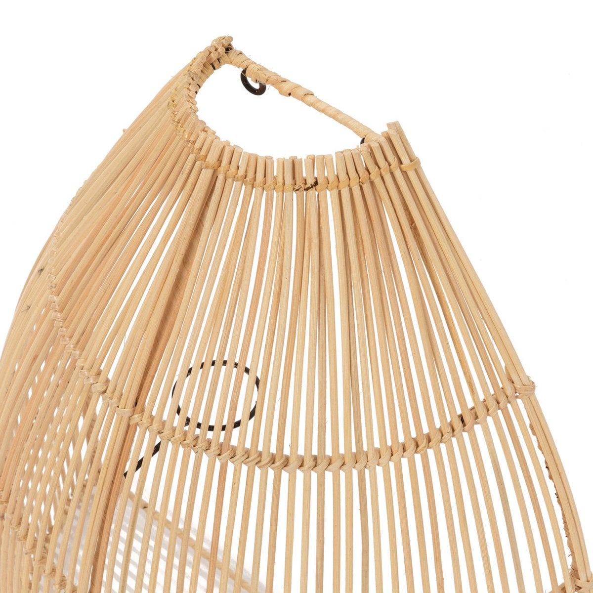 Rattan Wall Lamp - Natural Woven Design, Large Size