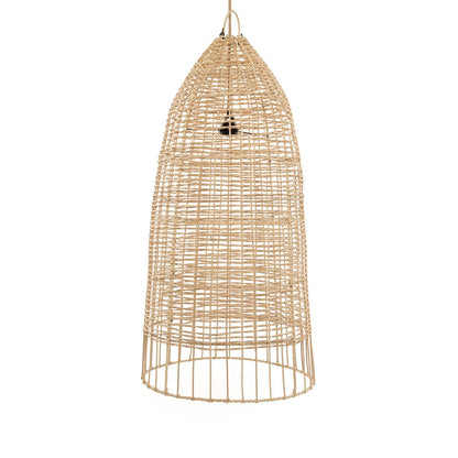 Rattan Pendant Light - Large Natural Coastal Style