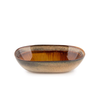 Handmade Ceramic Oval Bowl - Large | Comporta Collection