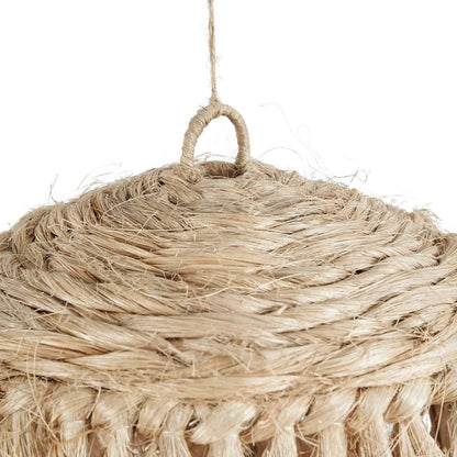 Abaca Pendant Light - Natural Jellyfish Style Hanging Lamp, Large