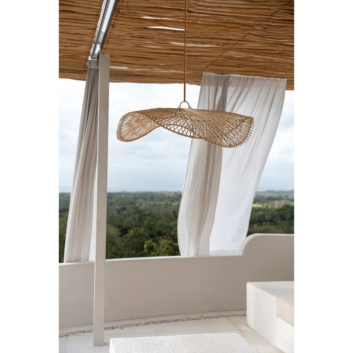 Rattan Pendant Light - Natural Woven Shade
