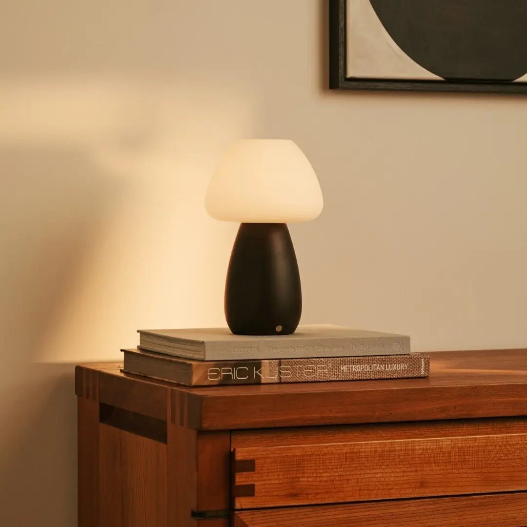 Bear Dark Brown Rechargeable Lamp | Cordless, Dimmable & Up to 100 Hours of Battery Life