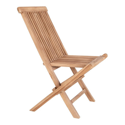 Toledo Dining Chair - Natural, Teak, 62x46x89 cm - Set of 2