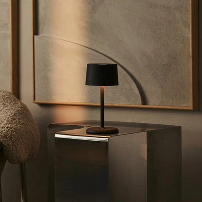 David Mocha Brown Rechargeable Table Lamp 2 in 1 with Adjustable Height | Dimmable & Cordless