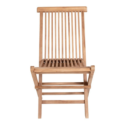 Toledo Dining Chair - Natural, Teak, 62x46x89 cm - Set of 2