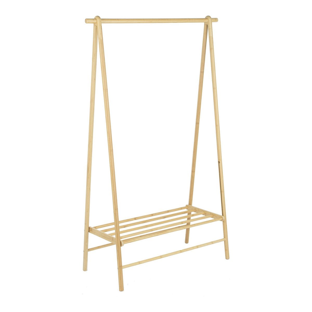 Manaus Clothes Rack - Natural, Bamboo, 104x46x164 cm