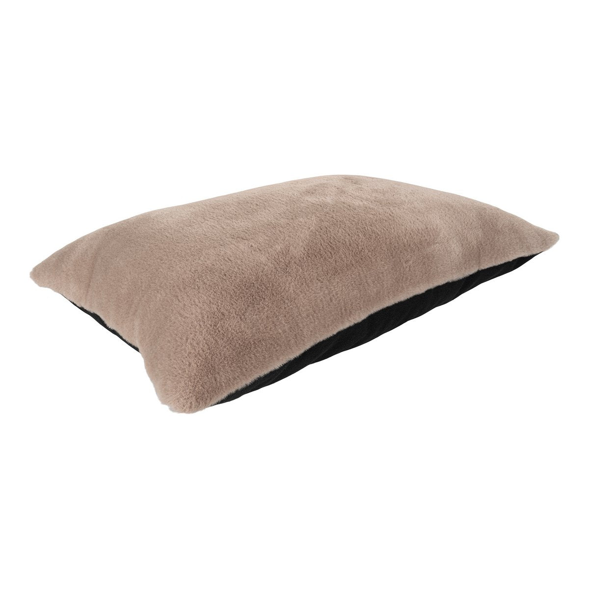 Polyester Cotton Cushion - Light Brown Evora Throw Pillow 45x60 cm