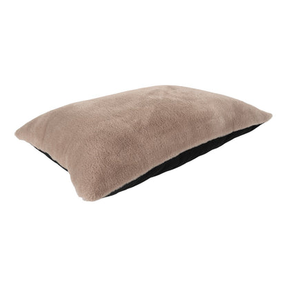 Polyester Cotton Cushion - Light Brown Evora Throw Pillow 45x60 cm