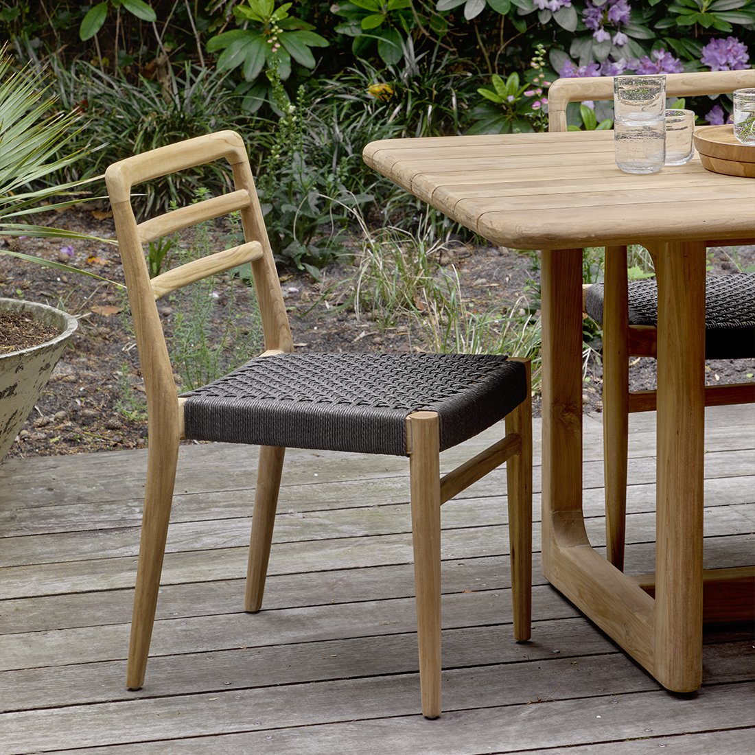 Verano garden chair black