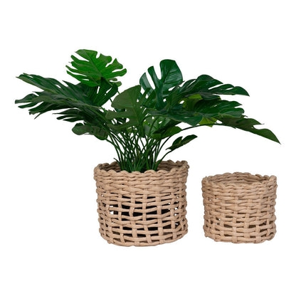 Penela Basket - Basket, paper, light brown, set of 2