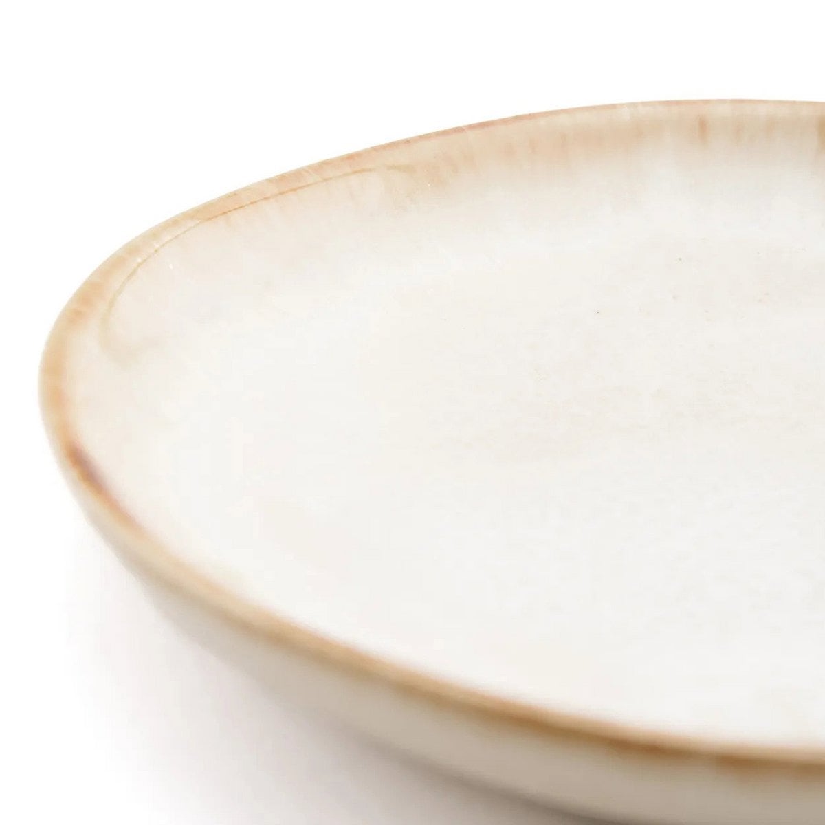 Ceramic Appetizer Plate – Nordic Style Display Plate, White