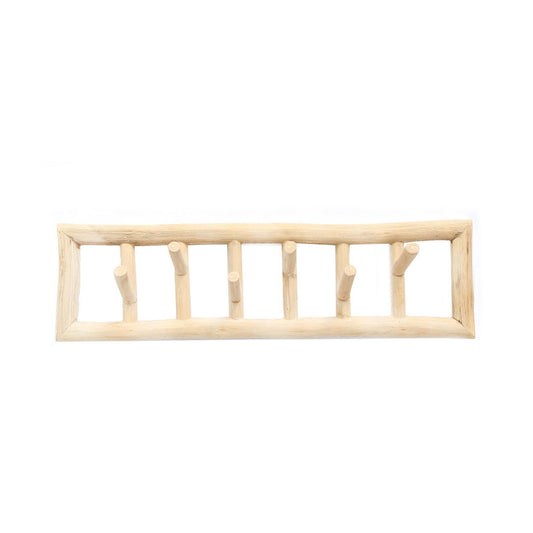 Natural Teak Branch Clothing Hanger