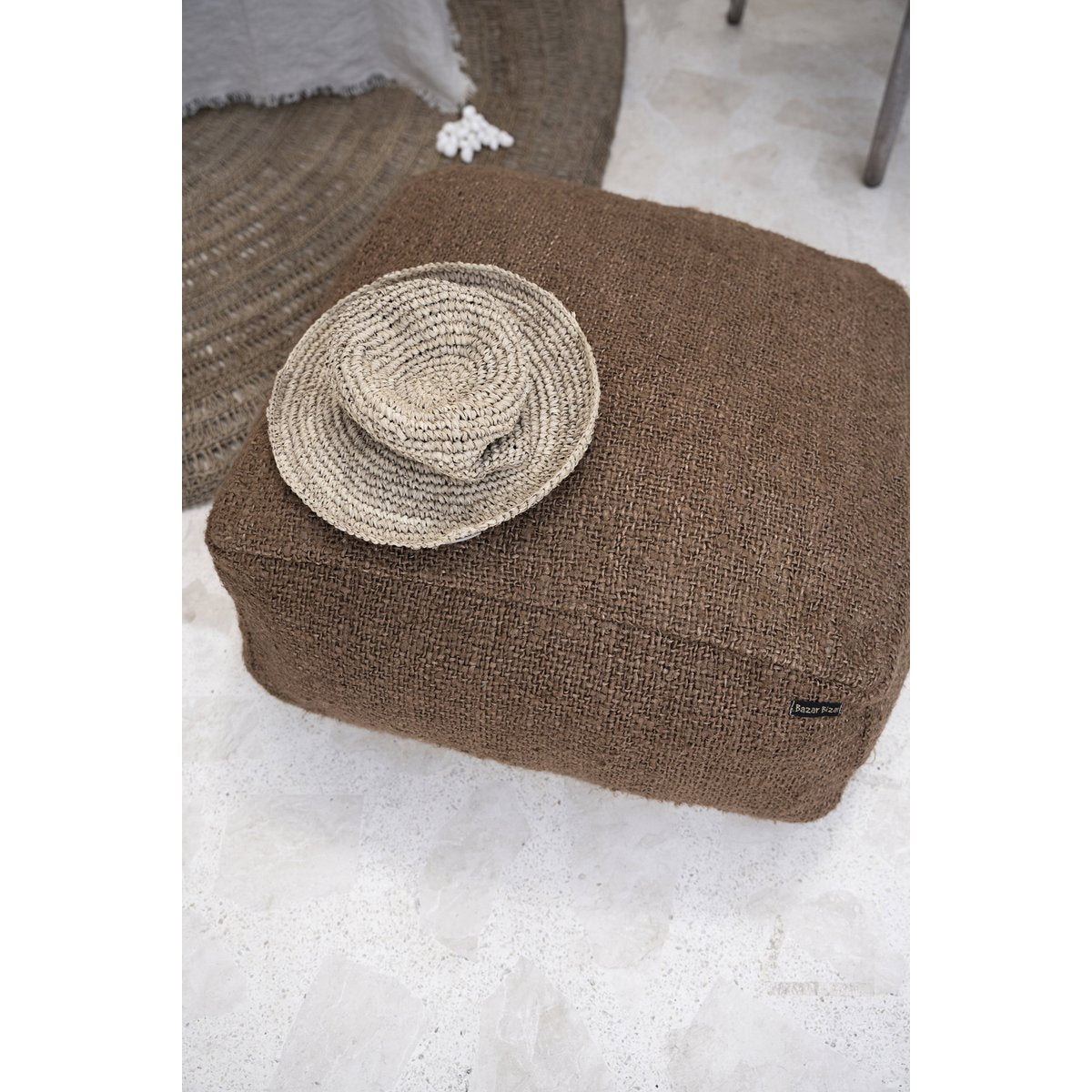 Seagrass Beach Hat - Natural Shell Sun Hat
