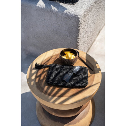 Coconut Food Bowl - Natural Black Tropical Bowl