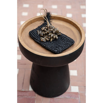 Cowrie Shell Tassel - Brown Coastal Decor